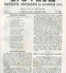 Kmetijske in rokodelske novize(1852) document 509247