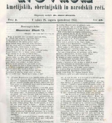 Kmetijske in rokodelske novize(1852) document 509259