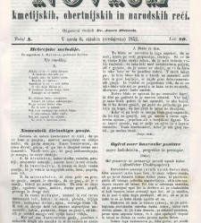 Kmetijske in rokodelske novize(1852) document 509303