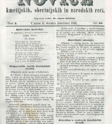 Kmetijske in rokodelske novize(1852) document 509375