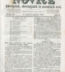 Kmetijske in rokodelske novize(1853) document 509379