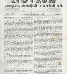 Kmetijske in rokodelske novize(1853) document 509391