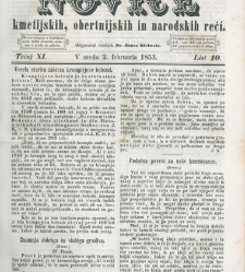 Kmetijske in rokodelske novize(1853) document 509411