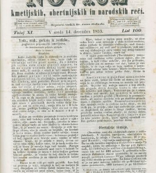 Kmetijske in rokodelske novize(1853) document 509414