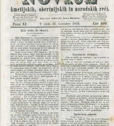 Kmetijske in rokodelske novize(1853) document 509419