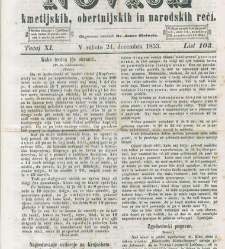 Kmetijske in rokodelske novize(1853) document 509423