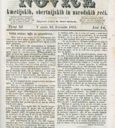 Kmetijske in rokodelske novize(1853) document 509447