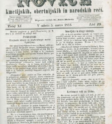 Kmetijske in rokodelske novize(1853) document 509467