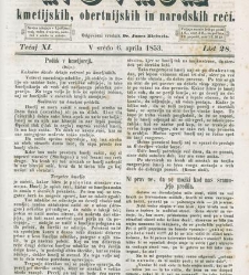 Kmetijske in rokodelske novize(1853) document 509501