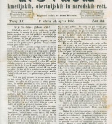 Kmetijske in rokodelske novize(1853) document 509521