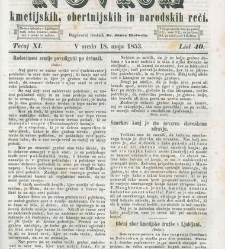 Kmetijske in rokodelske novize(1853) document 509549