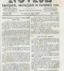 Kmetijske in rokodelske novize(1853) document 509602