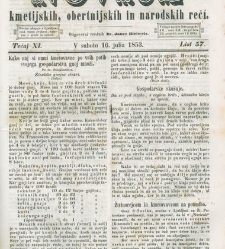 Kmetijske in rokodelske novize(1853) document 509614