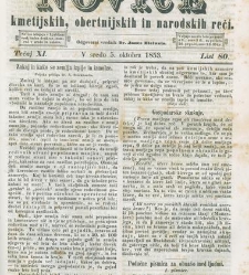 Kmetijske in rokodelske novize(1853) document 509706