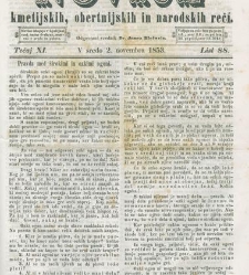 Kmetijske in rokodelske novize(1853) document 509738