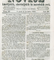 Kmetijske in rokodelske novize(1853) document 509746