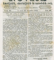 Kmetijske in rokodelske novize(1853) document 509770