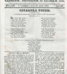 Kmetijske in rokodelske novize(1854) document 509926