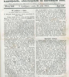 Kmetijske in rokodelske novize(1854) document 510026