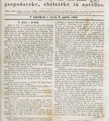 Kmetijske in rokodelske novize(1862) document 513136