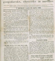 Kmetijske in rokodelske novize(1862) document 513152