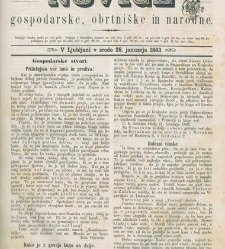 Kmetijske in rokodelske novize(1863) document 513488