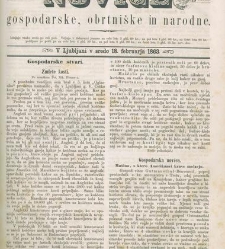 Kmetijske in rokodelske novize(1863) document 513512