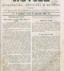 Kmetijske in rokodelske novize(1863) document 513766