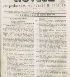 Kmetijske in rokodelske novize(1863) document 513806