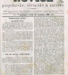 Kmetijske in rokodelske novize(1863) document 513870