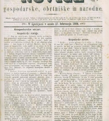 Kmetijske in rokodelske novize(1864) document 513928