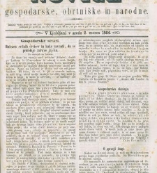 Kmetijske in rokodelske novize(1864) document 513944