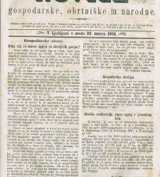 Kmetijske in rokodelske novize(1864) document 513970