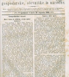 Kmetijske in rokodelske novize(1864) document 514136