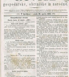 Kmetijske in rokodelske novize(1865) document 514436