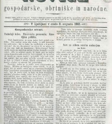 Kmetijske in rokodelske novize(1865) document 514548