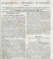 Kmetijske in rokodelske novize(1865) document 514598