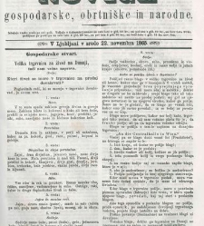 Kmetijske in rokodelske novize(1865) document 514682