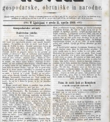 Kmetijske in rokodelske novize(1866) document 514842