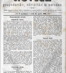 Kmetijske in rokodelske novize(1866) document 514850