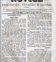 Kmetijske in rokodelske novize(1866) document 514906