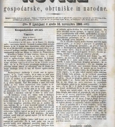 Kmetijske in rokodelske novize(1866) document 515092