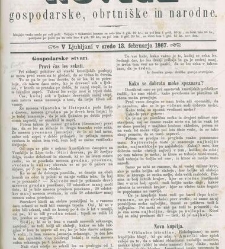 Kmetijske in rokodelske novize(1867) document 515198