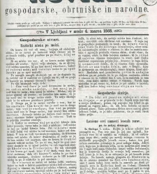 Kmetijske in rokodelske novize(1868) document 515648