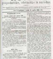 Kmetijske in rokodelske novize(1868) document 515698