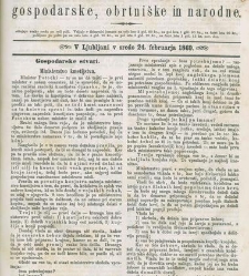 Kmetijske in rokodelske novize(1869) document 516069