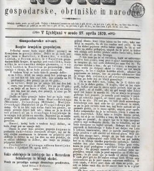 Kmetijske in rokodelske novize(1870) document 516575