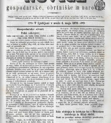 Kmetijske in rokodelske novize(1870) document 516583