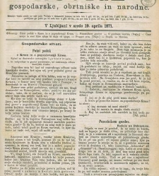 Kmetijske in rokodelske novize(1871) document 516981