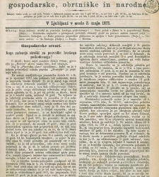 Kmetijske in rokodelske novize(1871) document 516997